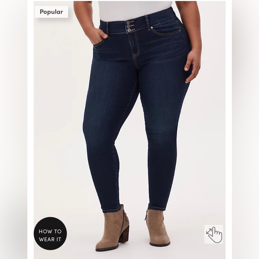 JEGGING SKINNY SUPER SOFT HIGH-RISE JEAN Torrid Sz 18R
